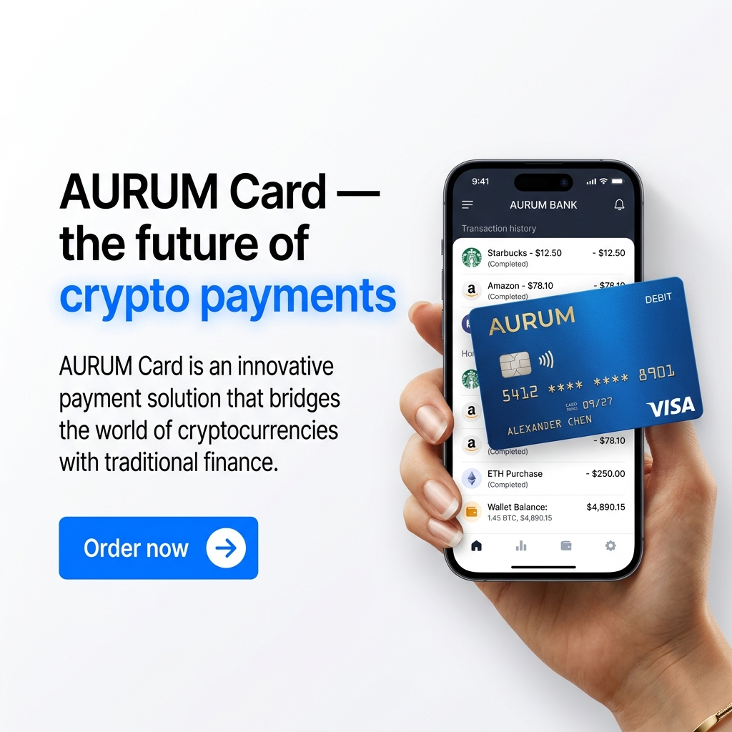 AURUM Card - Future of Crypto Payments